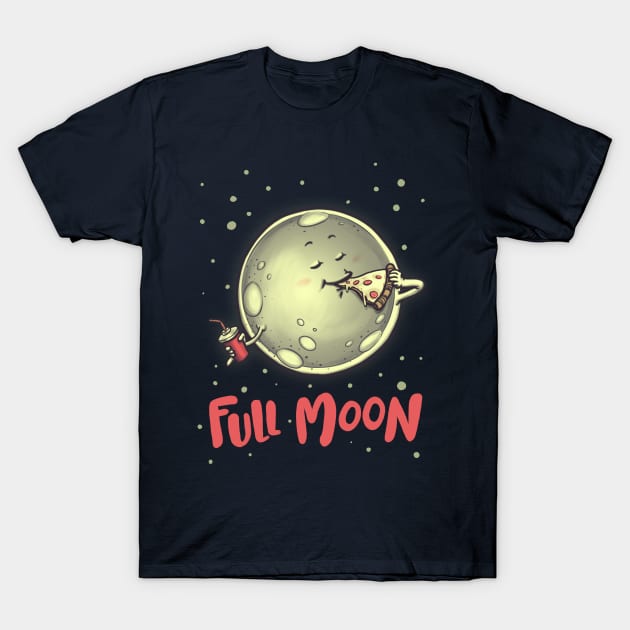 Full Moon T-Shirt by ursulalopez